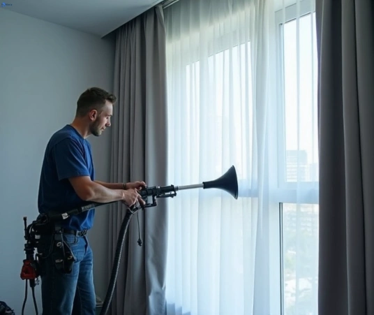Professional curtain stain removal process equipment Matty Curtain Cleaning toorak-vic