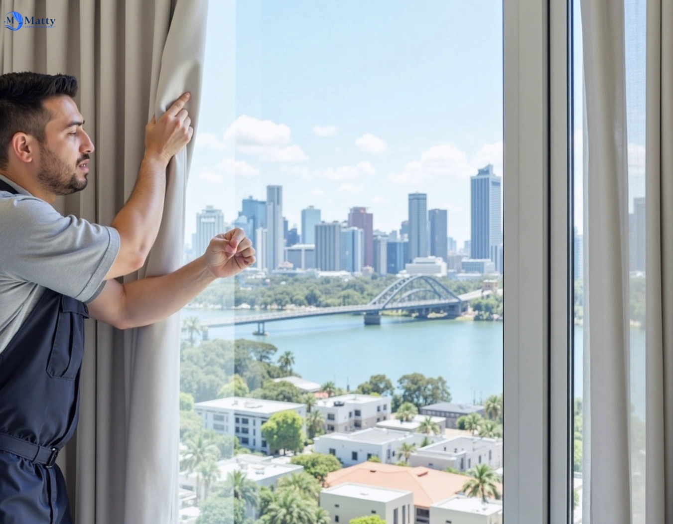 Professional curtain steam cleaning service toorak-vic QLD by Matty Curtain Cleaning